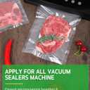 Syntus Vacuum Sealer Bags, 6 Pack 11" x 10' and 8" x 10' and 6" x 10' Commercial Grade BPA Free Bag Rolls, Food Vac Bags for Storage, Meal Prep or Sous Vide