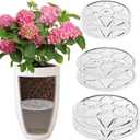 6-Pack 10/11/13-Inch Round Planter Insert, Planter Inserts for large Pots with Drainage Holes, Use Less Potting Soil, Plant Risers for Inside Pots for Tall or Short Planters for Indoor & Outdoor Use