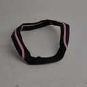 Car Steering Wheel Cover, Leather Steering Wheel Cover Pink Universal 14.5-15 Inch Microfiber Leather Anti-Slip Breathable Auto Steering Wheel Covers for Men Women (Black&Pink)
