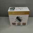 9-Speed Digital Hand Mixer Electric, 400W Powerful DC Motor, Hand Mixer Electric Handheld with Snap-On Storage Case, 5 Stainless Steel Accessories, Beaters, Dough Hooks, Whisk(Red)