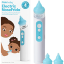 Frida Baby Electric NoseFrida Nasal Aspirator for Baby, Nose Sucker for Baby & Toddler, Upgraded Nasal Aspirator for Congestion + Allergy Relief with 3 Suction Levels, 2 Silicone Tips, USB