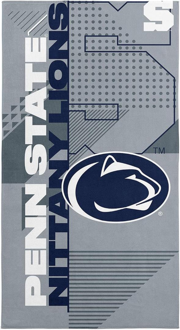 Northwest Penn State Nittany Lions NCAA Microfiber Beach Towel, Quick-Dry, Soft & Absorbent Lightweight Travel Essentials for Pool or Bath, 30x60 inches