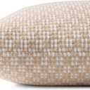 Loloi II Collection PLL0125 Ivory/Wheat 18'' x 18'' Cover Only Pillow