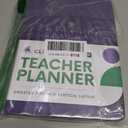 Clever Fox Teacher Planner School Year Planner with Calendars & Lesson Plans Teacher Plan Book for Classroom & Homeschool Organization - Undated, 7x10, Hardcover (Purple)