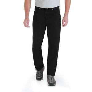 Wrangler Mens Relaxed Fit JeanJeans (50W x 30L, Overdyed Black)
