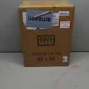 Wall Sconces Set of Two, HWH 14.3 Inch Black and Gold Bathroom Sconces with Frosted Milk White Striped Glass, Up Down Modern Wall Light fixtures for Living Room Bedroom, 5HZG97B-2W-2PK BK+BG