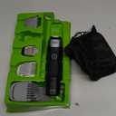 Philips Norelco Multigroom 5000 Series, All-in-One Trimmer and Hair Clipper, 18-Piece Men's Grooming Kit for Beard, Face, Hair, Body and Intimate Areas, No Blade Oil Needed, Model MG5910/49 (Black)