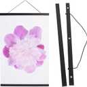 Magnetic Poster Hanger Frame,20x30 20x36 Picture Frame Hanger,20In,Black