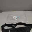 DAITET Crossbody Fanny Pack for Men&Women,Large Waist Bag & Hip Bum Bag with Adjustable Strap for Outdoors Workout Traveling Casual Running Hiking Cycling (Black Pure)