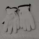 rivmount Winter Waterproof Ski Snow Warm Gloves for Women Men, Windproof Cold Weather Thermal with Touchscreen Fingers, for Running Driving Cycling Hiking Biking Outdoor Sports Daily Work (Medium, White)