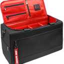 Sneaker Bag for Travel/Sneakerhead gift/Outdoor Sports Bag/Gym Bag /, A Multi-functional Travel Duffel Bag with 3 Adjustable Dividers, & Shoulder Strap,Made of Nylon, by Krone Kalpasmos-classic (Red)