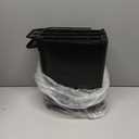 Cesun Small Bathroom Trash Can with Lid Soft Close, Step Pedal, 6 Liter / 1.6 Gallon Stainless Steel Garbage Can with Removable Inner Bucket, Anti-Fingerprint Finish (Matt Black)