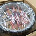 Caddytek CaddyLite EZ V8 Golf Push Cart - Lightweight 3 Wheel Foldable Cart with One-Click 2-Step Folding, EVA Wheels, Adjustable Handle, Cooler Basket, Umbrella & Drink Holder, Compact Golf Cart (Silver)