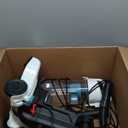 Amazon Basics Upright Bagless Vacuum Cleaner for Carpet and Hard Floors, With Crevice and Upholstery Tools, Detachable Handle, Lightweight (8.4 lbs), 1.7L Dust Cup, 720W, 25ft Cord, Black/White