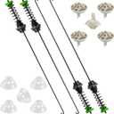 W11130362 WTW5000DW2 WTW5000DW3 WTW5000DW0 MVWC565FW0 MVWX655DW1 Washer Suspension Rod Kit Fit for Whirl-pool May-tag Ken-more Washer, Replaces 11022352510 W10594080 W10735786 W10748956 by AMI PARTS