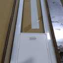 Ideal Pet Products Aluminum Pet Patio Door, Adjustable Height 77-5/8" to 80-3/8", 7" x 11-1/4" Flap Size, White