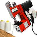 Bag Sewing Machine-Electric Portable Bag Sewing Machine 2s/bag,Bag Closer Automatic Woven Bag Sewer Packing Machine for Burlap PP Woven Kraft Paper Bag Feed Sacks Rice Bags Jute Bags-Red