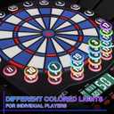 WIN.MAX Electronic Dart Board Soft Tip Dartboard Set LED Displays 3 Languages with 12 Darts 100 Tips Power Adapter