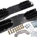 3rd Row Seat Bracket Kit Compatible with Jeep Wrangler JK Unlimited 4 Door 2007-2018.