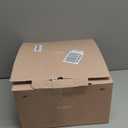 UNIQOOO White & Gold Heart Lock Acrylic Card Box, Modern DIY Wedding & Occasion Box, 10x10x5.5 inches