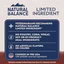 Natural Balance Limited Ingredient Small-Breed Adult Dry Dog Food with Healthy Grains, Beef & Brown Rice, 12 Pound (Pack of 1)