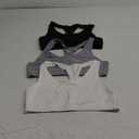 Hanes Women's Racerback Cotton T-Back Bralette (3 Pack) M