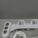 Bidet Toilet Attachment Spray Hot Cold Fresh Water Dual Nozzle Non Electric Mechanical Adjustable Water Pressure Temperature Bathroom Seat for Standard Toilets White 17.3 x 8.1