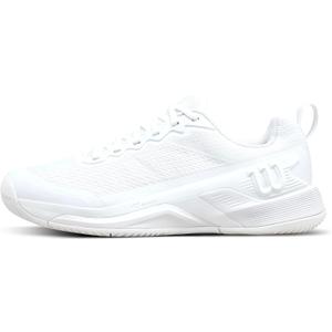 Wilson Mens Rush Pro 4.5 Tennis Shoes (7.5 Wide, White/Black)