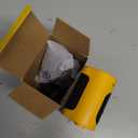 Portable Air Pump for Inflatables, 4000mAh Ultra Fast Air Mattress Pump with Advanced Heat Dissipation, 3 Nozzles Electric Air Pump Inflate Deflate for Sleeping Pads, Pool Floats (Yellow)