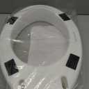 Carex Toilet Seat Riser, Elongated Raised Toilet Seat Adds 3.5 inches to Toilet Height, for Assistance Bending or Sitting, 300 Pound Weight Capacity Toilet Riser