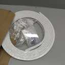 Jetec Flexible Bendable Ceiling Curtain Track, 9.8ft/16.4ft (5m), Ceiling Mount for Curtain Rail with Track, Room Divider (5 m, White)