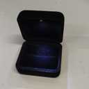 Velvet Metal Glossy with LED Jewelry Gift Box for Proposal, Engagement, Wedding - Easy to fit into Your Pocket or Handbag