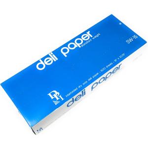 Durable Packaging 15"x10.75" Dry Waxed Deli Paper Pop-Up Sandwich Wrap Sheets (Pack of 500)