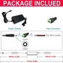 24V Power Supply Transformer, AC 100-240V to DC 24V 15A LED Adapter, 360 Watt Max for LED Strip Neon Rope String Lights, Computer Project, Recorder, TV Screen