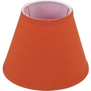 Aspen Creative 56002 Transitional Hardback Empire Shape UNO Construction Lamp Shade in Brick Red, 9" Wide (5" x 9" x 7")