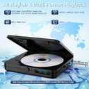 Mini DVD Player with Remote Control - All Region Free 1080P HD Small Compact CD DVD Player for Smart TV & Projector, Features HDMI Output, Headphone Jack, USB 2.0 Input, PAL/NTSC Support