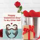2 x Funny Valentines Day Card for Couple Wife Husband, Humorous Valentines Day Cards Gifts for Him Her Women Men (LD321)