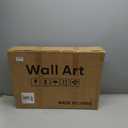 3D Textured Framed Abstract Wall Art, 3 Piece Modern Paintings Artwork for Walls, Black White Brown Geometric Sandstone Texture Pictures for Living Room Dining Room Bedroom Office Wall Decor 16x24 In