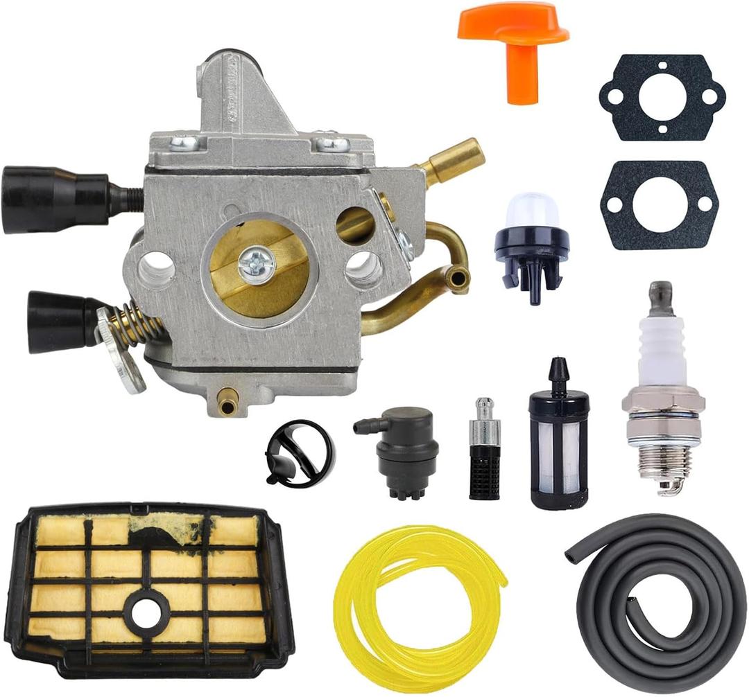 MS193T Carburetor Air Filter Tune Up Kit for Stihl MS193T MS193 MS 193 T MS193TC MS193C Chainsaw # Replace Zama 805a 1137-120-0606