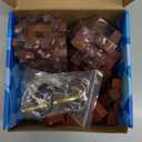 7 Pieces Cool Unlock Interlock Brain Teaser Puzzles Retro Wooden and Metal Puzzles IQ Logic Fun Puzzle Box Challenge Game