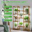 Wiaxulay 8in LED Grow Light Strip for Indoor Plants Growing, Full Spectrum