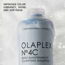 Olaplex N.4C Bond Maintenance Clarifying Deep Cleansing Shampoo | Removes Damage Causing Impurities & Buildup | Helps Restore Color vibrancy | For Coily, Curly, Straight, and Wavy