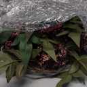 Zeyune 3 Pcs Artificial Burgundy Berry Stem 35 Inch Spring Faux Flowers Picks Branches Fake Realistic Sedum Stem Spray for Wedding Holiday Seasonal Farmhouse Mantel Harvest DIY Home Decorations