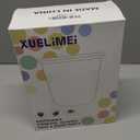 Xuelimei 50pcs 12oz Disposable Stemless Glasses, PET Disposable Drinking Cups,Cold Party Clear Plastic Wine Glasses for Parties Birthday, Wedding, Meeting, Christmas Party Supplies. (Gold)