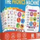 Phonics Machine Learning Pad - Electronic Reading Game for Kids Age 5-11 - Learn to Read with 720 Phonic and Letter Sound Questions