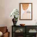 Leftover Hydrangea Artificial Flowers,4 Pcs Real Touch Hydrangea Flowers with 3 Pcs Butterflies for Centerpiece Table Decorations,Floral Arrangements for Coffee Table Decor Living Room Decor