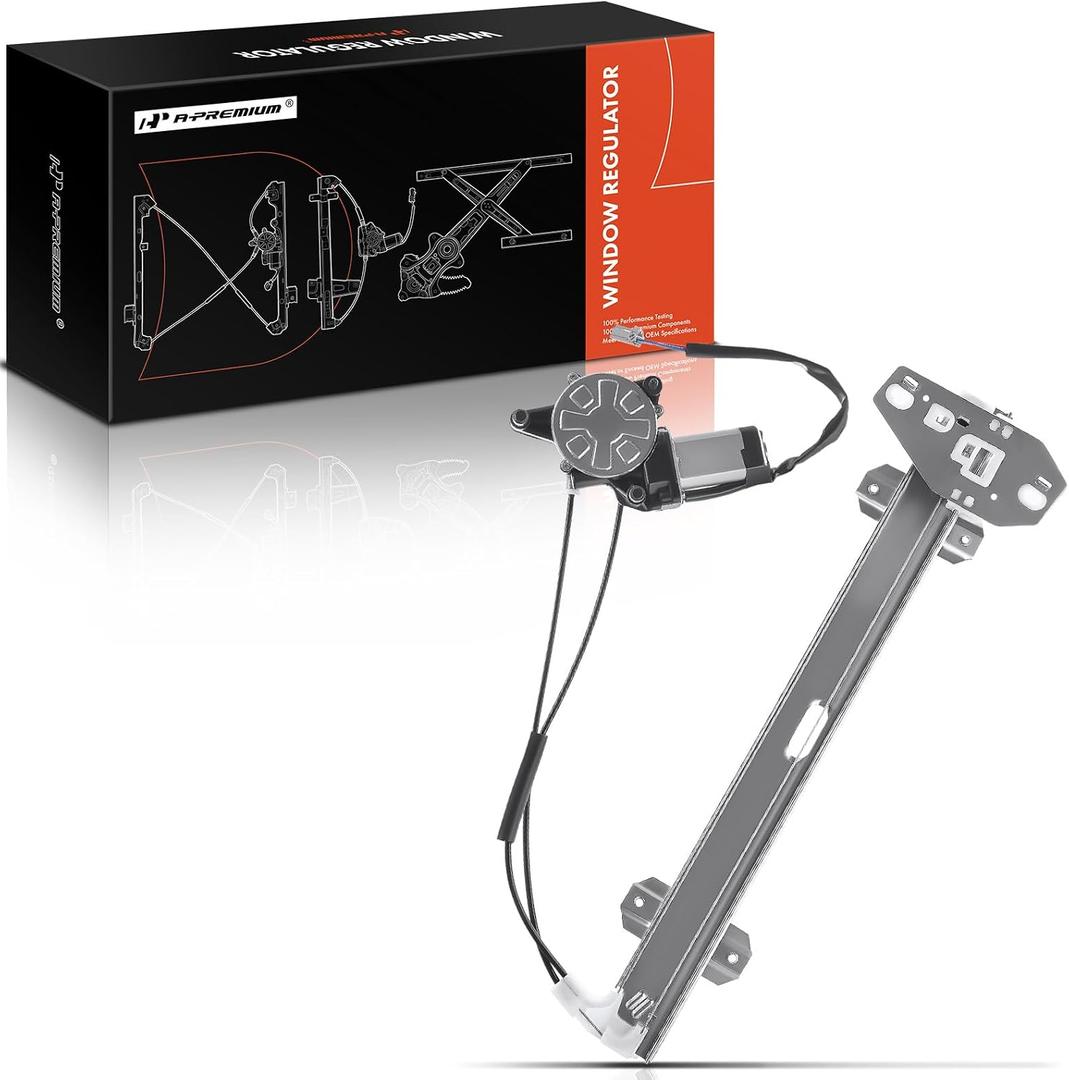 A-Premium Power Window Regulator with Motor Front Passenger Side Compatible with Honda Accord 1994-1997 Acura CL 1997 (Coupe 2 Door Only) Front Right Passenger Side