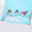 ODASDO Boys Back to School T-Shirt Tops Apple Pencil Printed Causal Button Up Short Sleeve Tee Shirts Summer Outfit (5-6 Years)