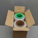 Ealyder Tape 2 Rolls Clear Stretch Wrap 12" x 1000 FT x 80 Gauge, Industrial Heavy Duty Stretch Wrap Shrink Film, Durable Self-Adhering for Packing, Moving, Pallet, Included Wrap Holder