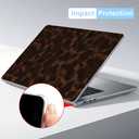 Compatible with MacBook Air 13 inch 2025 2024-2022 M4 M3 M2 Case A3240 A3113 A2681, Retro Trendy Tortoise Shell Cute for MacBook Air 13 inch